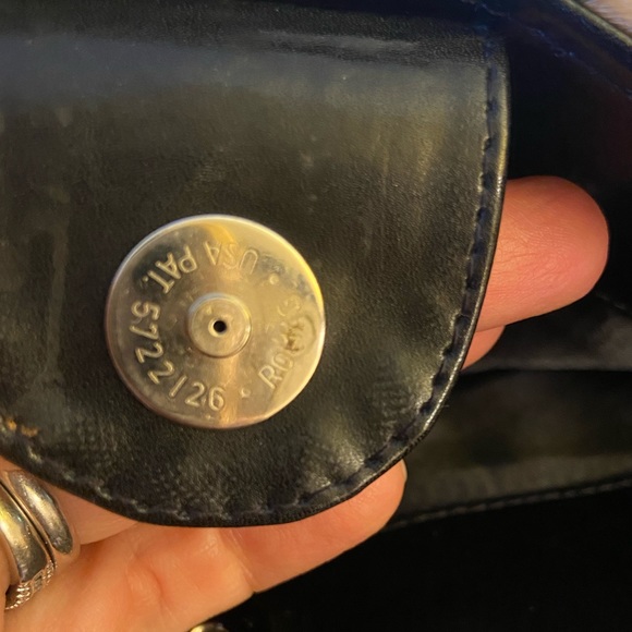 ♥️🎁♥️Leah Aiken Authentic Leopard Skin & Red Suede Pocketbook- Shoulder Bag - Picture 10 of 12